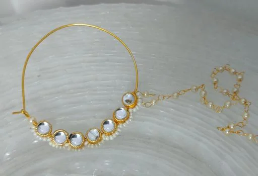 Elite Chunky Nosepins - Classical Dance Jewellery - Image 2