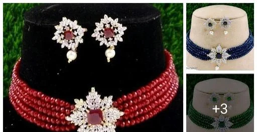 Allure Chic Jewellery Setsallure Fancy Jewellery Set Name Allure Fancy J... (Temple Dance Jewellery)