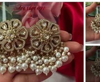 Vp Style Antique Designer Oxidized Rajwadi Jhumka Earrings Beautiful (Temple Dance Jewellery)