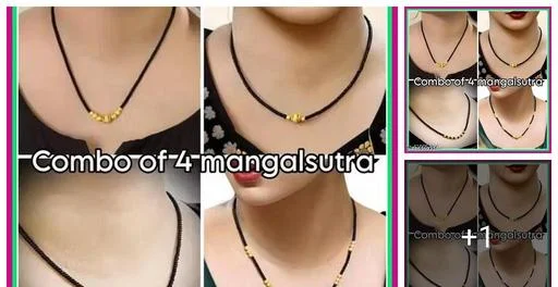 Feminine Chic Mangalsutras (Temple Dance Jewellery)
