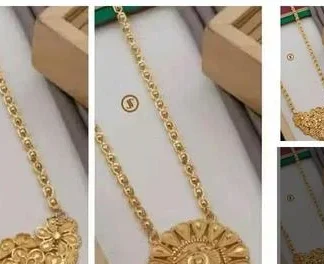 Bhumi09 Gold Plated Mangalsutra 2 (Temple Dance Jewellery)