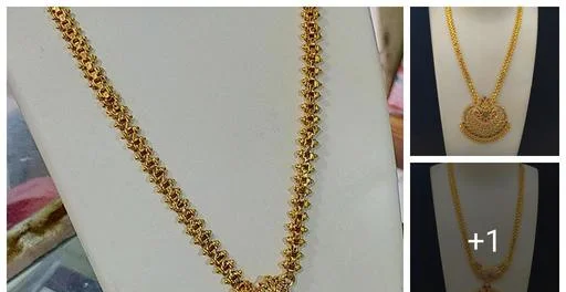 Princy Enterprise Gold Pleted Fashion Jewellery Traditional South Indian... (Temple Dance Jewellery)