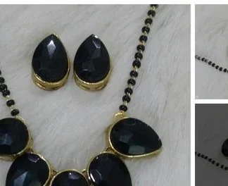 Graceful Mangalsutra Set (Temple Dance Jewellery)