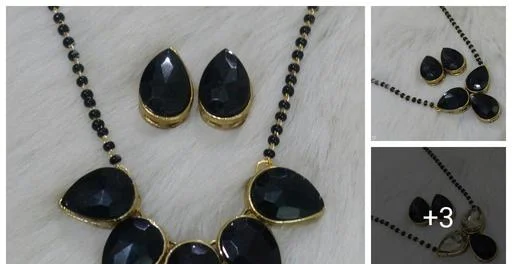 Graceful Mangalsutra Set (Temple Dance Jewellery)