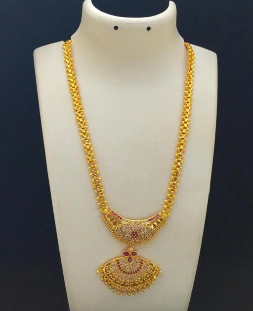 Princy Enterprise Gold Pleted Fashion Jewellery Traditional South Indian... (Temple Dance Jewellery) - Image 2