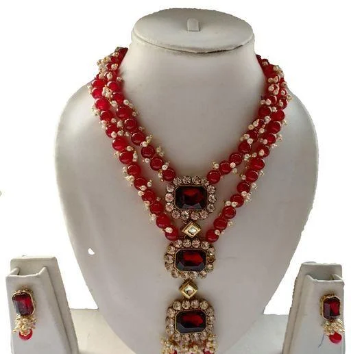 Twinkling Graceful Women Necklace Set - Image 2
