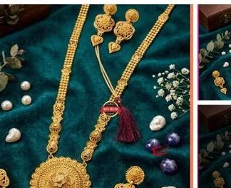 1gram Gold Plated Long Rani Haar (Temple Dance Jewellery)