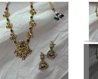 Lakshmi Premium Design Jewellery Set (Temple Dance Jewellery)