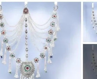 Silver Kamarband Juda Kamarband Waist Belt Saree Oxidized Silver Jewelry... (Temple Dance Jewellery)