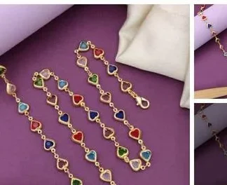 Dil Multi Coulour Stone Fancy Maala Girl (Temple Dance Jewellery)